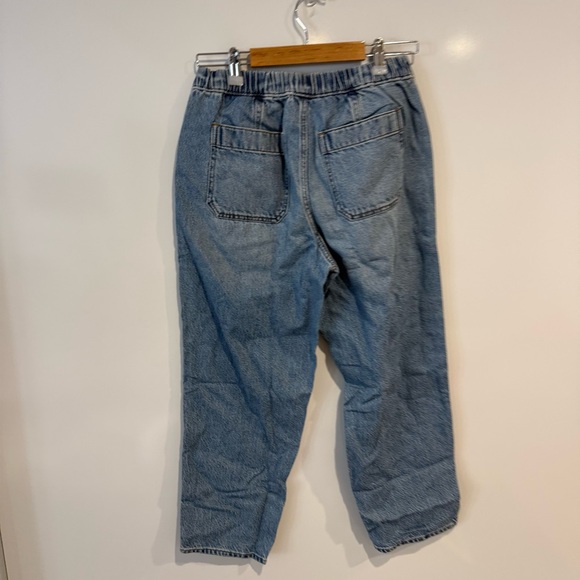 NWT Madewell Pull-On Relaxed Jeans in Beswick Wash - Picture 6 of 8